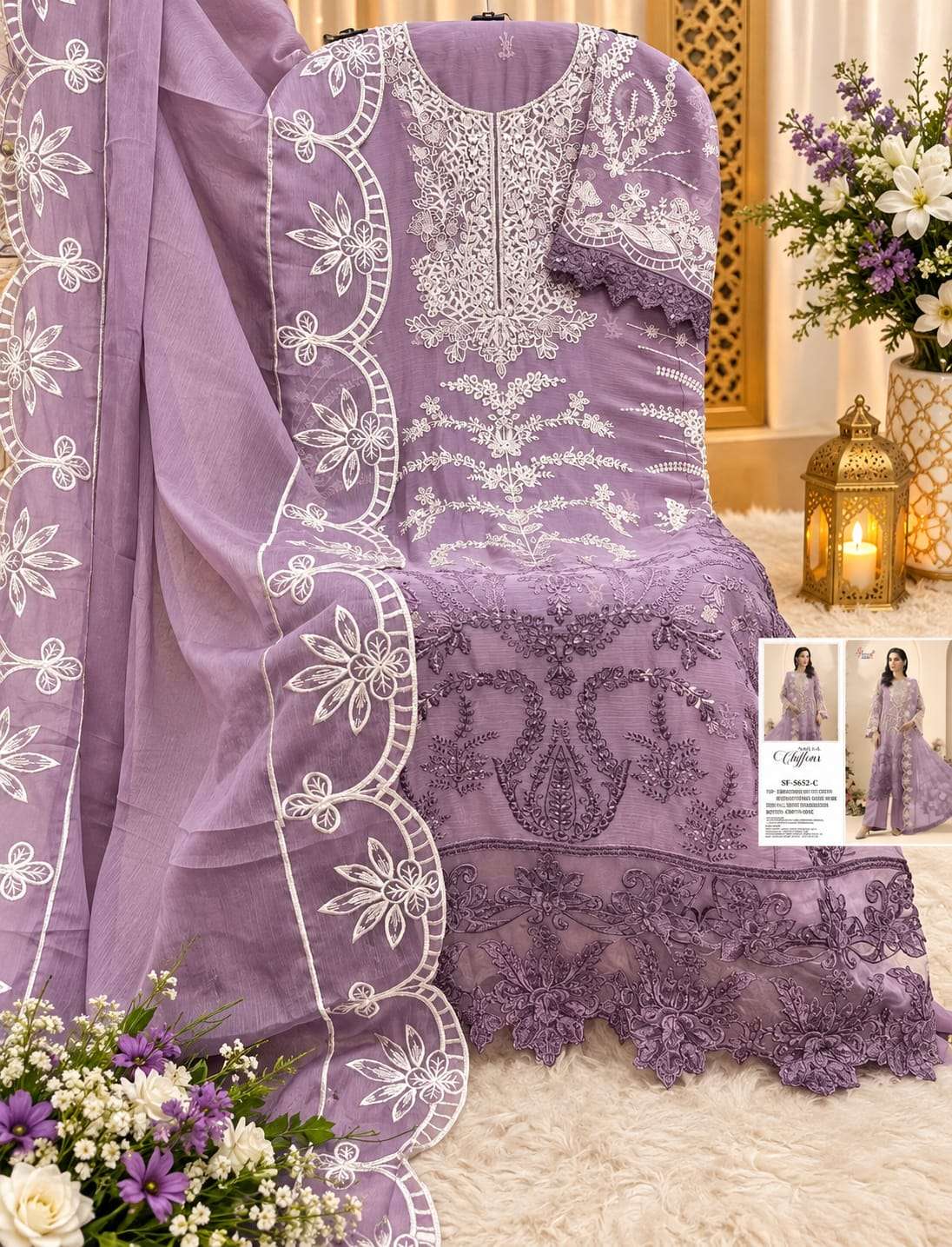 SHREE FABS SF 5652 COLOR CHIFFON DESIGNER SALWAR SUIT IN UNSTITCH THE NEXT GENERATION ETHNIC
